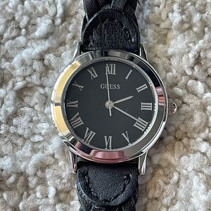 Guess watch genuine leather strap